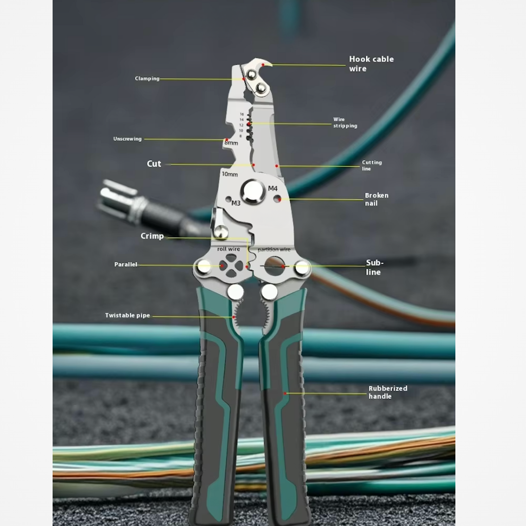 10 in 1 Foldable Wire Strippers